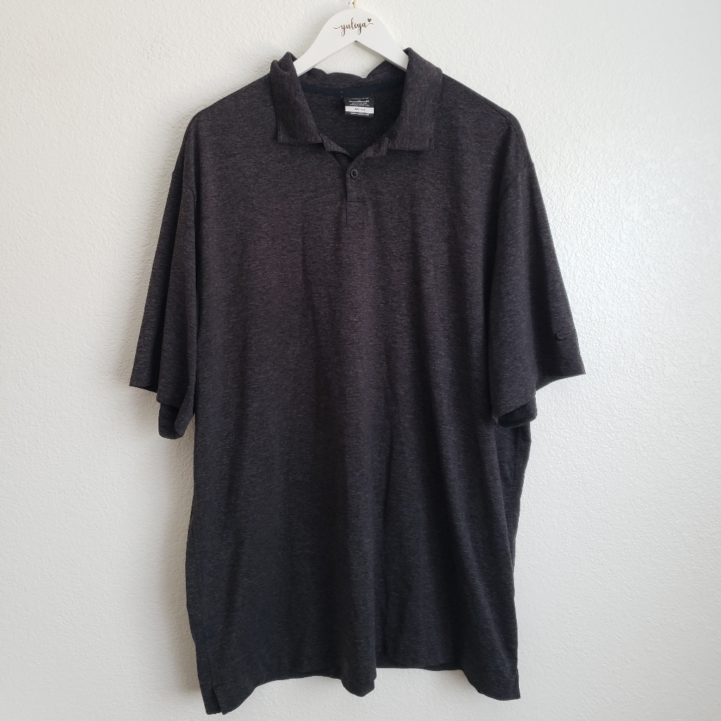 Nike Golf Mens Grey Polo Tee Xl